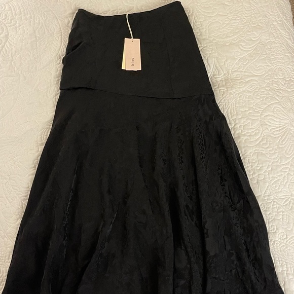 NWT Le Fou Wilfred Silk Slit Skirt size 0 - Picture 7 of 10